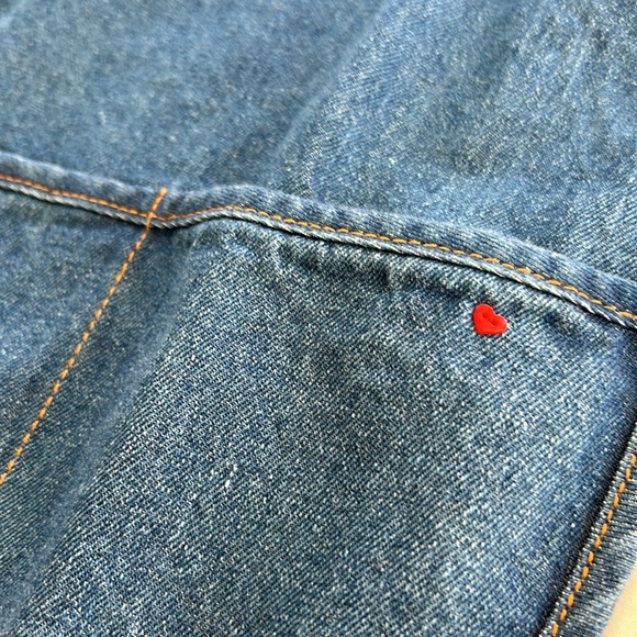 Never Trust A Skinny Cook Handmade Denim Apron NWOT Get Ready For Barbecue - Picture 7 of 14